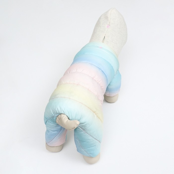 Комбинезон  Комбинезон "Для прогулки", размер 12 (ДС 24 см, ОГ 38 см, ОШ 27 см), пастельный