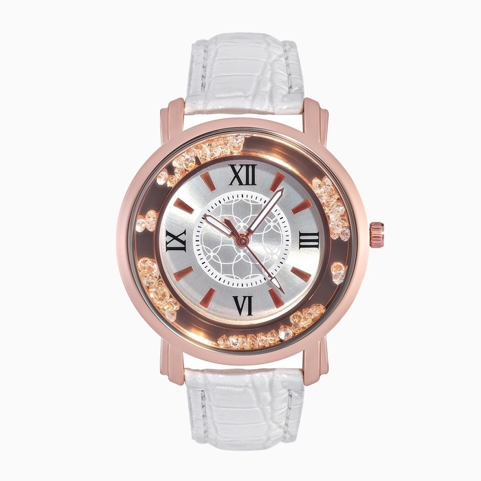 Часы наручные кварцевые женские Часы наручные кварцевые женские "Фелиция", циферблат d-3.2 см, золото