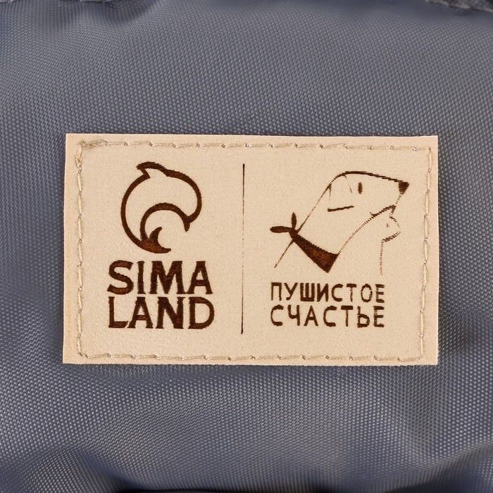 Лежанка для кошек и собак двусторонняя серая, 50-30х12 см Лежанка для кошек и собак двусторонняя серая, 50-30х12 см