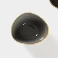 Набор салатников фарфоровых Magistro Fog, 2 предмета: 340 мл, серый