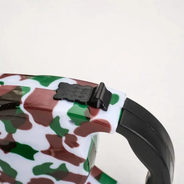 Рулетка, 5 м, до 15 кг, резиновая ручка, расцветка милитари