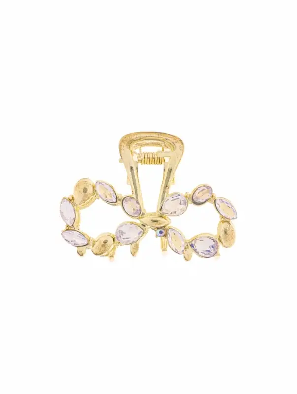 Крабик для волос &laquo;Кэли&raquo;, бант, 5 см, золотистый