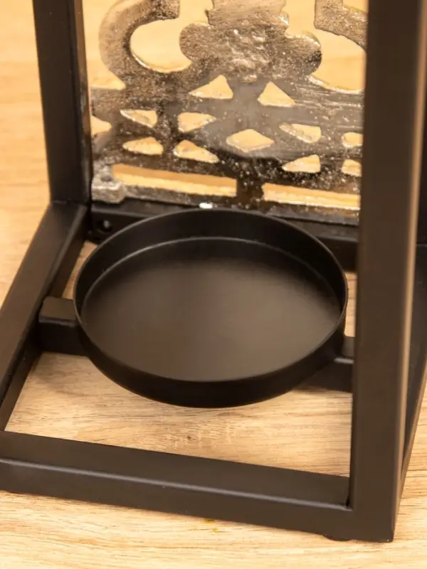 Подсвечник фонарь  Подсвечник фонарь "Геральдика" 12,5х12,5х32 см, d 7,5 см, алюминий, железо