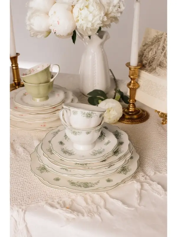 Тарелка глубокая WY Emerald Essence, 200 мл, d=21.5 см, фарфор, белая