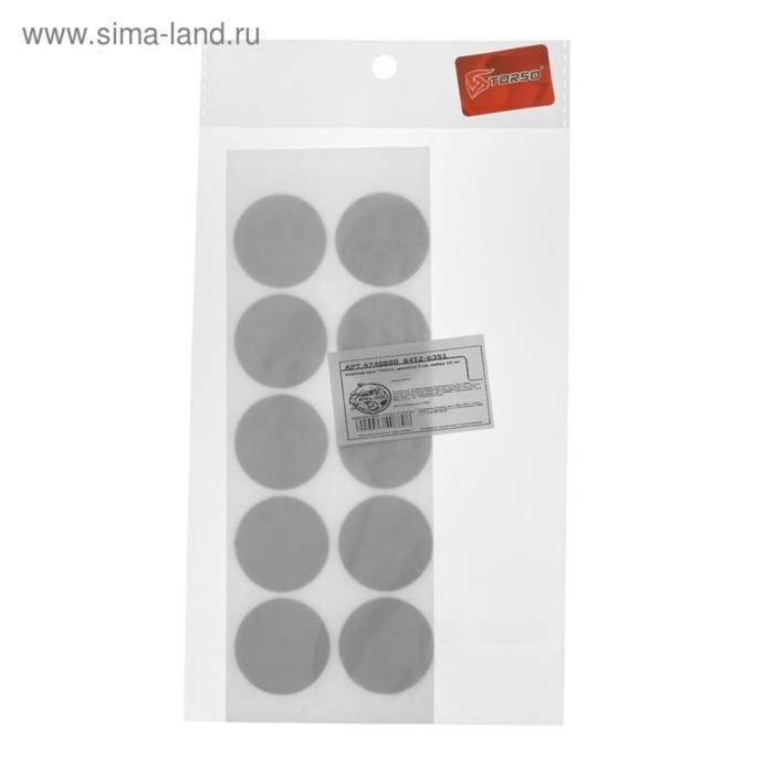 Клейкий круг TORSO, двухсторонний,  диаметр 3 см, набор 10 шт Клейкий круг TORSO, двухсторонний,  диаметр 3 см, набор 10 шт