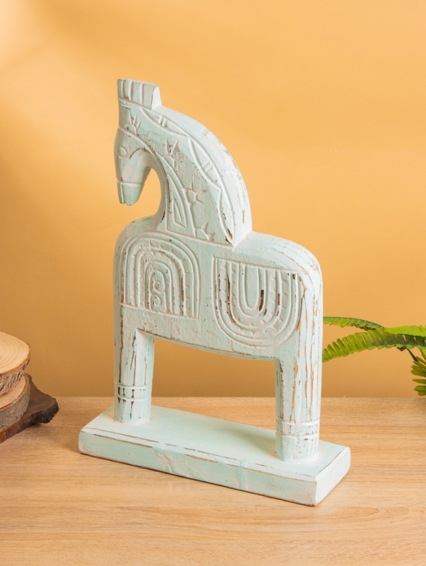 Сувенир «Конь», 25×8.5×37 см, дерево, мятный Сувенир «Конь», 25×8.5×37 см, дерево, мятный