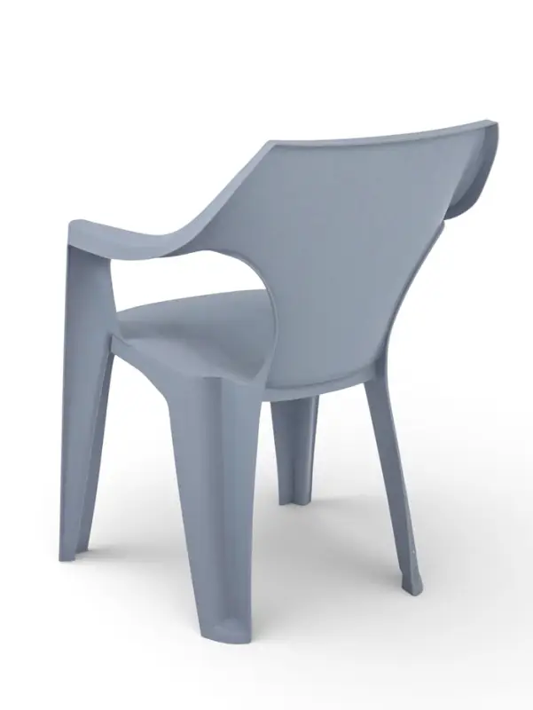 Кресло садовое Decorona DeForma, 55&times;53.5&times;78.5 см, пластиковое, цвет дымчатый кварц