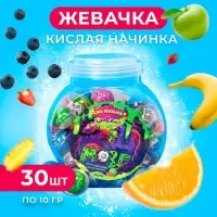 Жевательная резинка с кислой начинкой «Дуй пузырь!», мозг, 10 г