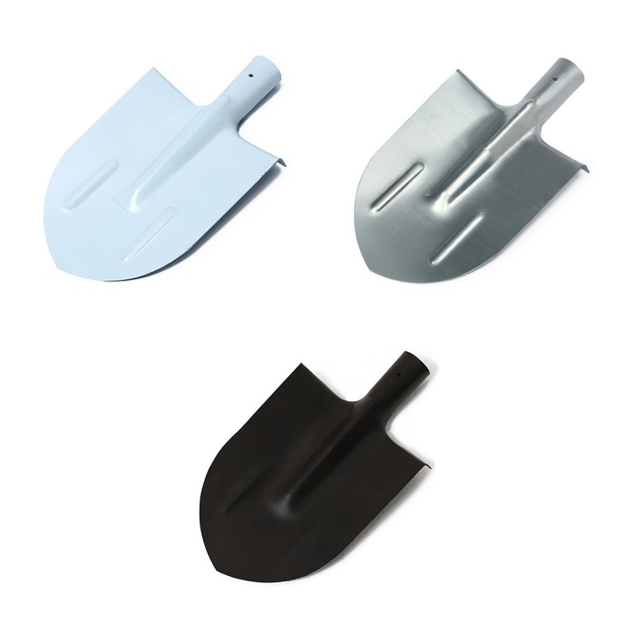 Лопата штыковая, острая, тулейка 40 мм, без черенка, МИКС Лопата штыковая, острая, тулейка 40 мм, без черенка, МИКС