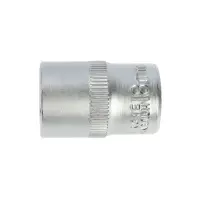 Головка торцевая шестигранная ТУНДРА, под квадрат 1/2", 18 мм, CrV