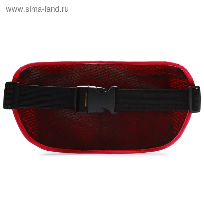 Сумка спортивная на пояс ONLITOP, 25×13 см, розовая