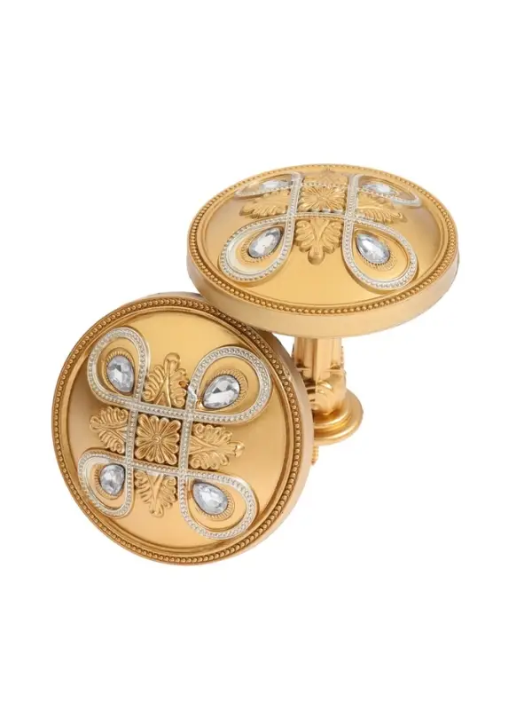 Держатель для штор CAPPIO KS033, d=98 мм, цвет золото с серебром, 2 шт.