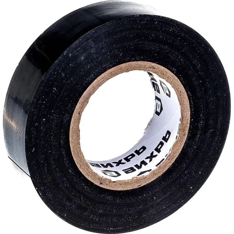 Изолента Вихрь ПВХ черная (20 м x 19 мм)