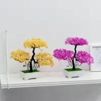 Бонсай искусственный в горшке &laquo;Деревце пышное&raquo;, 10&times;23 см, МИКС