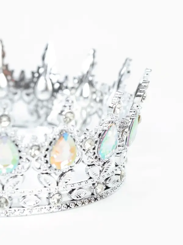 Набор декора для торта: топпер, корона, свеча