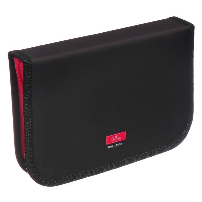 Пенал 1 секция 140 х 210 х 40 мм, откидной карман и косметичка, тканевый, Calligrata TOP Content  Пенал 1 секция 140 х 210 х 40 мм, откидной карман и косметичка, тканевый, Calligrata TOP Content "Глаза аниме"