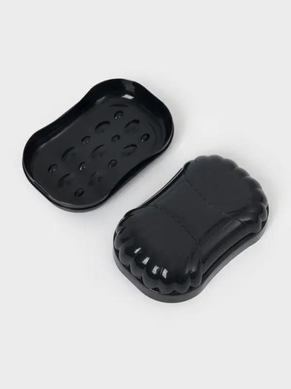 Набор дорожных футляров, 2 предмета, для мыла, для зубной щётки, пластик, МИКС