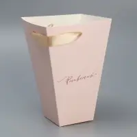 Переноска для цветов на лентах &laquo;Расцветай&raquo;, 17&times;25&times;9 см