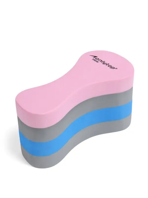 Колобашка для аквааэробики ONLYTOP, 21&times;11&times;10 см, розово-серо-голубая