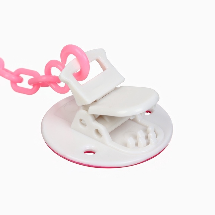 Соска - пустышка анатомическая Крошка Я  Соска - пустышка анатомическая Крошка Я "Для девочки" от 6 мес., 2 шт., держатель 1 шт. + контейнер