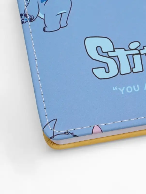 Ежедневник кожзам А5 "Стич на пляже", 80 л