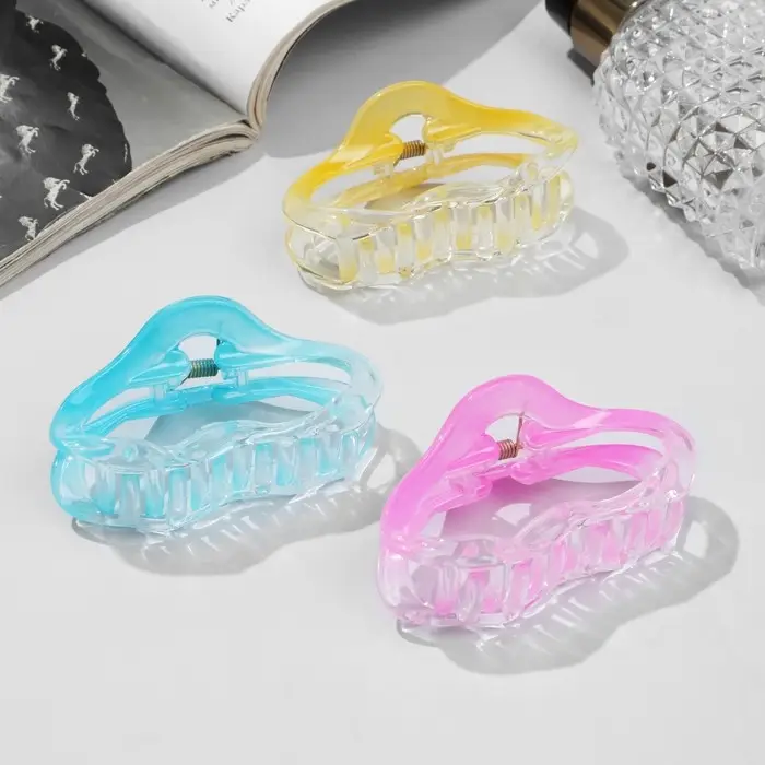 Крабик для волос «Альба», овал колор, 7 см, МИКС Крабик для волос «Альба», овал колор, 7 см, МИКС