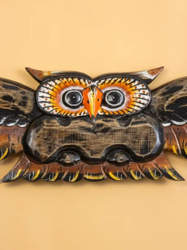 Панно &laquo;Парящая сова&raquo;, 100&times;1.5&times;20 см, дерево