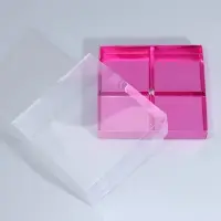 Коробка кондитерская для муссовых пирожных &laquo;Розовая&raquo;, 17.8 х 17.8 х 6.5 см