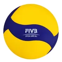 Волейбольный мяч Mikasa V200W, клееный, 18 панелей, размер 5, microfiber PU