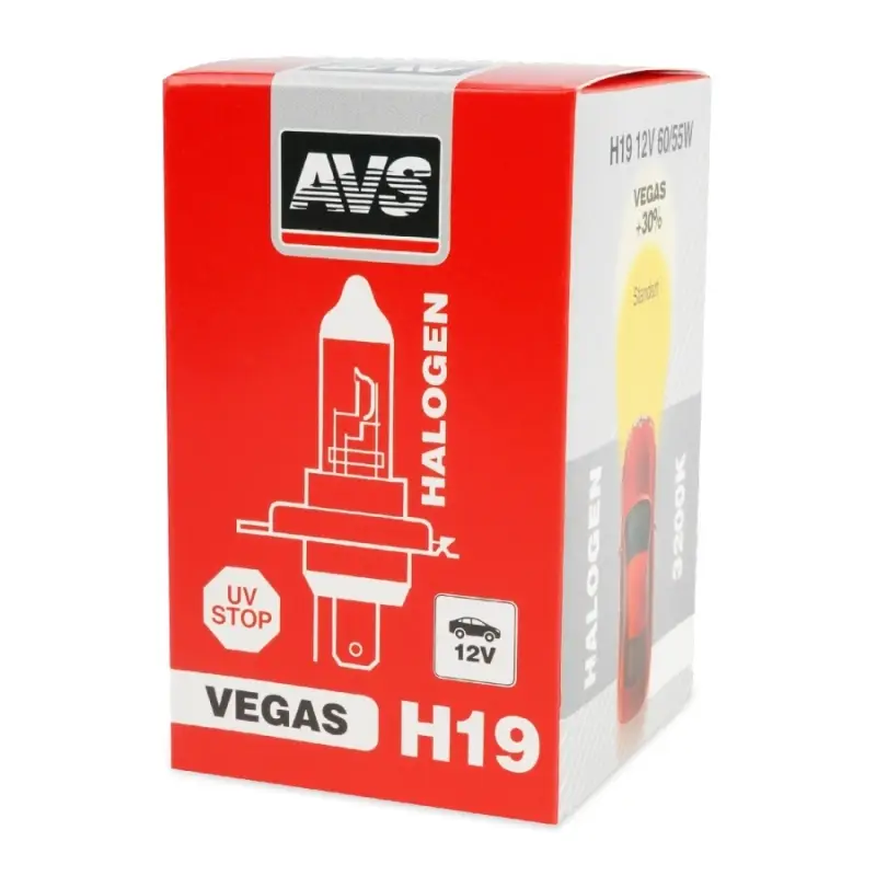 Галогенная лампа AVS Vegas H19.12V.60/55W.1шт.