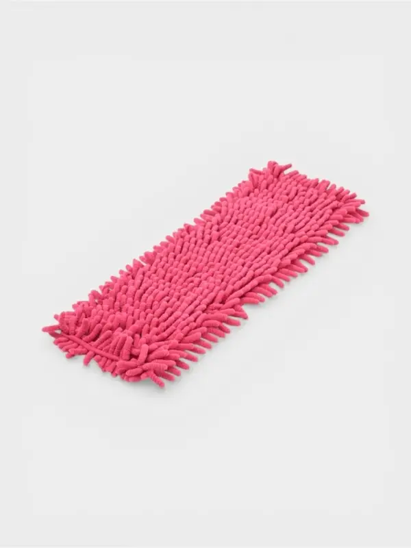 Насадка для плоской швабры &laquo;Доляна&raquo;, 42&times;12 см, 80 г, микрофибра букли, красная