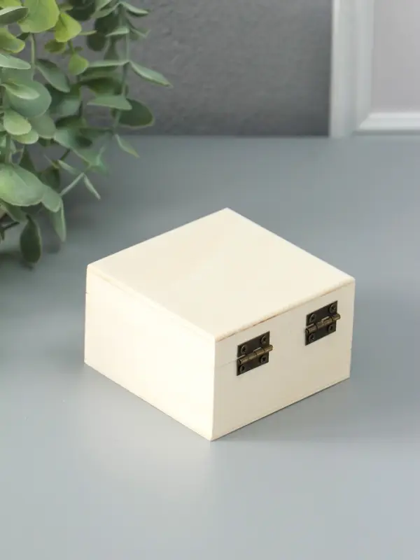 Шкатулка для росписи дерево &laquo;Квадрат&raquo;, 8&times;8&times;5 см, МИКС