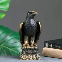 Фигурка гипс &laquo;Орёл&raquo;, под бронзу, 10&times;27&times;10 см