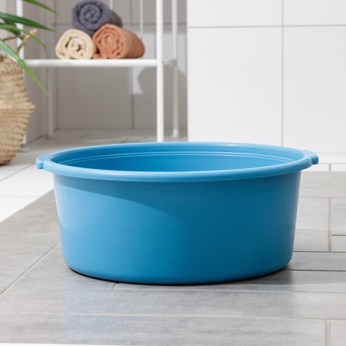 Таз круглый, 16 л, МИКС Таз круглый, 16 л, МИКС