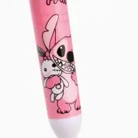 Ручка многоцветная 10 цветов Стич, розовый