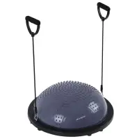 Полусфера BOSU гимнастическая ONLYTOP, массажная, с насосом, 58&times;25 см, серая