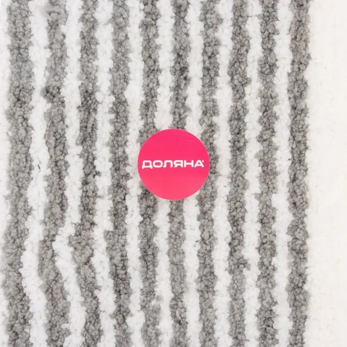 Коврик Доляна Stripes, 40&times;60 см, серый