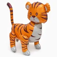 Воздушный шар фольгированный 3D 23" "Тигр"
