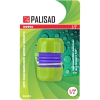 Соединитель для шланга, 1/2 пластмассов. PALISAD (66435)