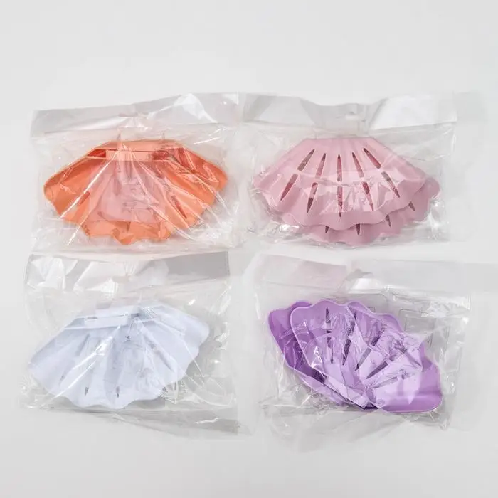 Набор мыльниц на липучке «Ракушка», 2 шт, 16×8,5×3,5 см, цвет МИКС