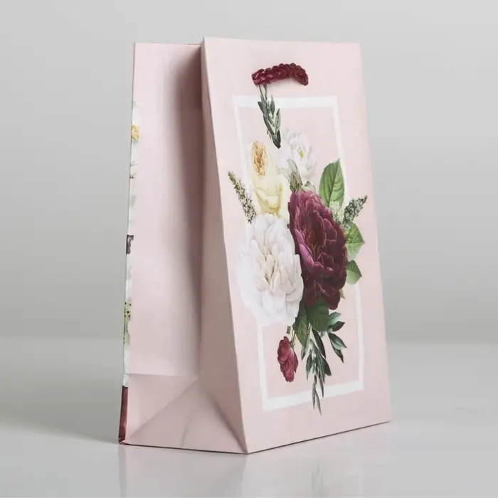Пакет подарочный ламинированный, упаковка, Love, S 12&times;15&times;5.5 см