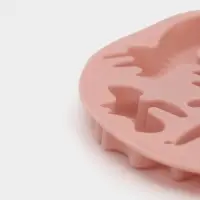 Форма для шоколада Доляна &laquo;Дино&raquo;, силикон, 16.5&times;14&times;1 см, 7 ячеек, МИКС