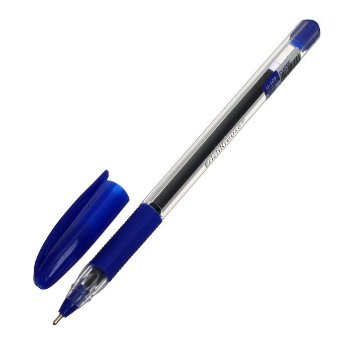 Ручка шариковая ErichKrause U-109 Classic Stick&Grip 1.0, Ultra Glide Technology, чернила синие Ручка шариковая ErichKrause U-109 Classic Stick&Grip 1.0, Ultra Glide Technology, чернила синие