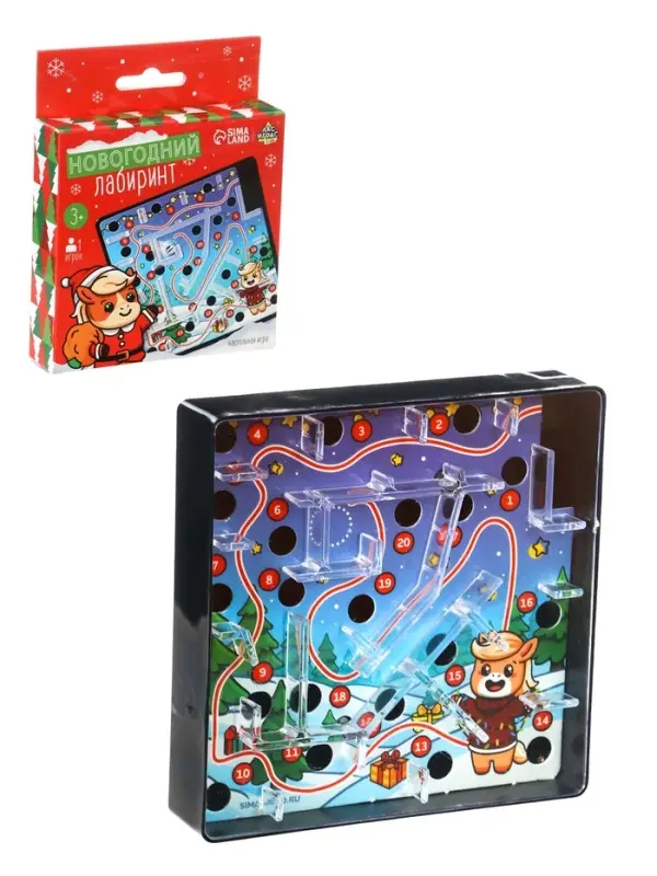 Настольная игра  Настольная игра "Новогодний лабиринт" лошадка