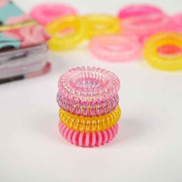 Резинки пружинки для волос , набор «Русалка», 15 шт. Резинки пружинки для волос , набор «Русалка», 15 шт.