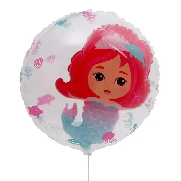 Шар воздушный фольгированный 23 Шар воздушный фольгированный 23" «Русалка»