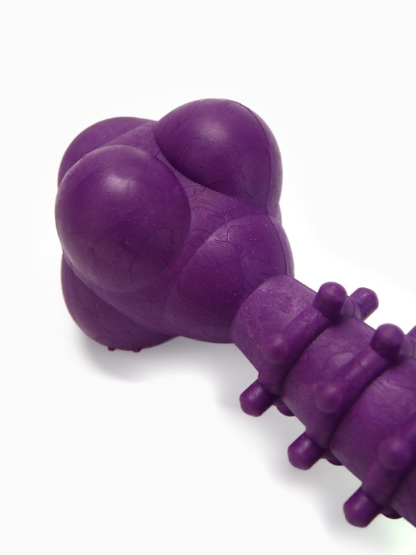 Игрушка жевательная Игрушка жевательная "Спортсмен", TPR, 15,5 см, фиолетовая