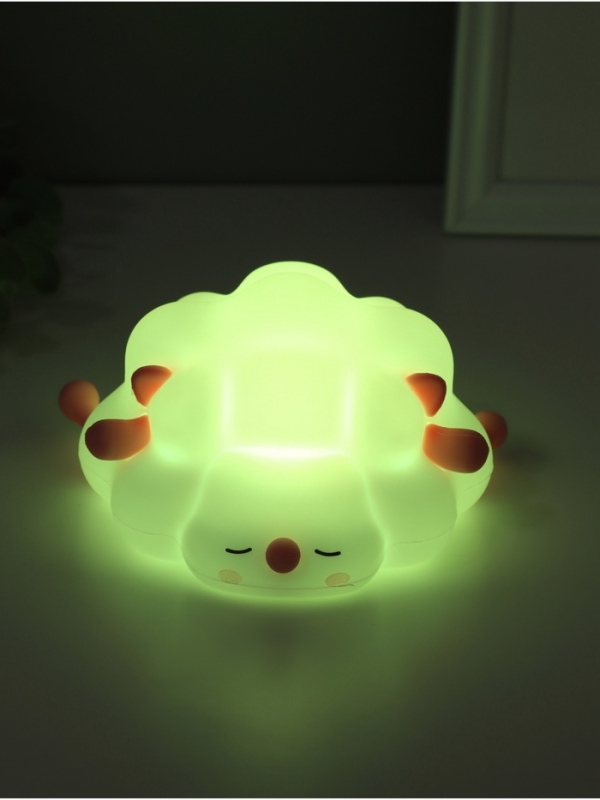 Ночник антистресс  Ночник антистресс "Барашек" 2Вт LED RGB USB 13,8х16,5х8см