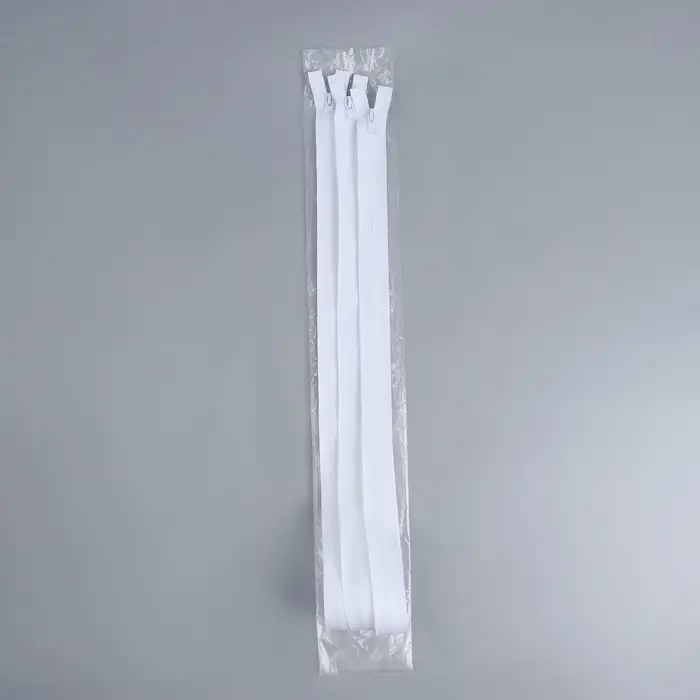 Молния «Спираль», №7, разъёмная, водонепроницаемая, замок автомат, 80 см, белая