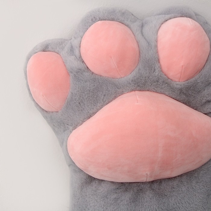 Мягкая игрушка «Лапа», 70 см, цвет серый